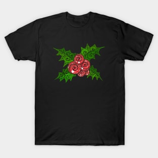 Swirly Mistletoe T-Shirt
